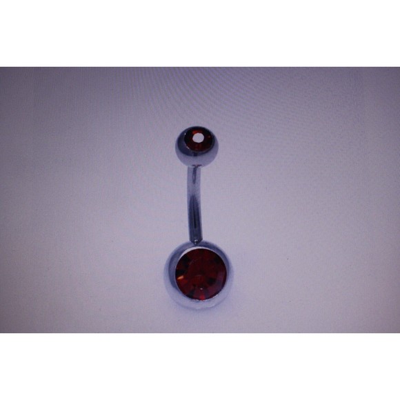 14 Gauge Belly Rings Surgical Steel Crystal Stones You Choose Color NIP - Picture 6 of 7